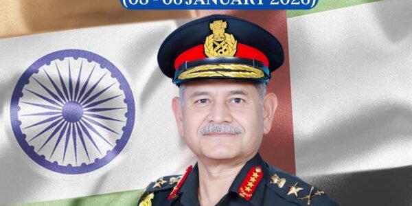 Army Chief General Upendra Dwivedi has departed on a visit to the United Arab Emirates and Sri Lanka.