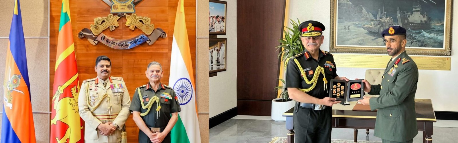 Army Chief General Upendra Dwivedi visits to the United Arab Emirates and Sri Lanka have strengthened defense cooperation.