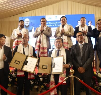 Assam Petrochemicals has signed a Memorandum of Understanding with Deendayal Port Authority to set up a 150 TPD e-methanol plant at Kandla port.