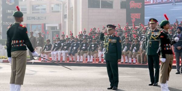 CDS General Anil Chauhan visited the National Cadet Corps (NCC) Republic Day Camp (RDC) held at Delhi Cantt.