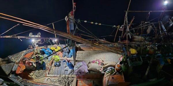 Coast Guard apprehended a Pakistani boat with nine crew members in Indian waters of the Arabian Sea