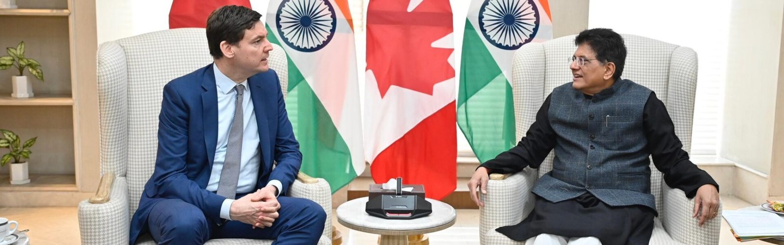 Commerce and Industry Minister Piyush Goyal discussed the India-Canada economic partnership with British Columbia Premier David Eby of Canada.