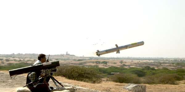 DRDO successfully conducted a flight test of a man-portable anti-tank guided missile with high attack capability against a moving target.