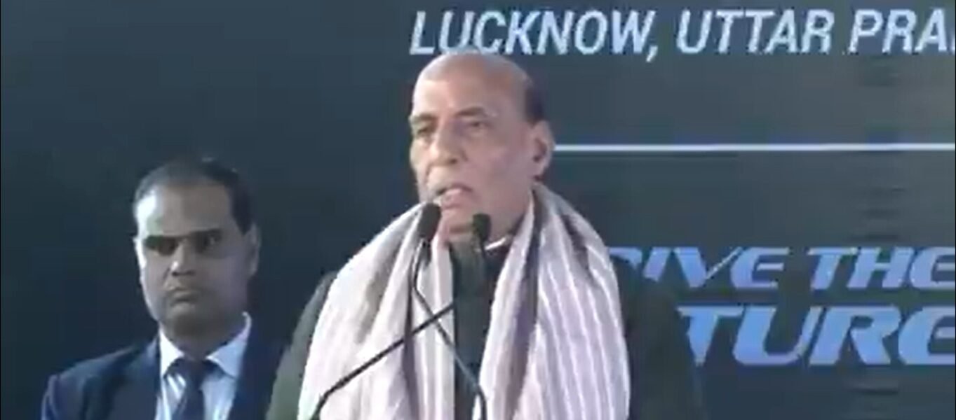 Defence Minister Rajnath Singh interacted with 78 young people from Uttar Pradesh who are participating in the Developed India Young Leaders Dialogue 2026.