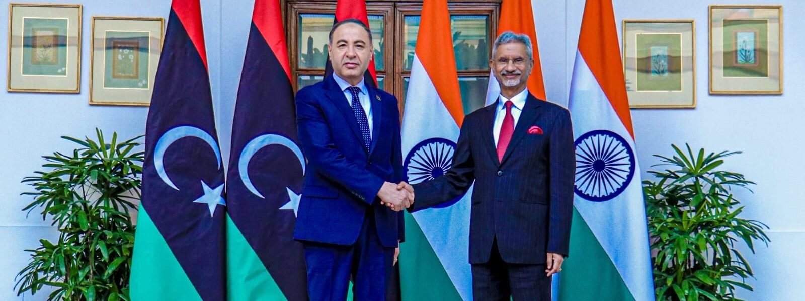 EAM Dr. Jaishankar held a meeting with the Foreign Minister of Libya, Al-Taher Al-Baour, in Delhi.