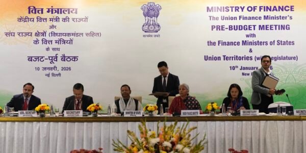 Finance Minister Nirmala Sitharaman held a pre-budget consultation meeting with states and union territories in New Delhi.