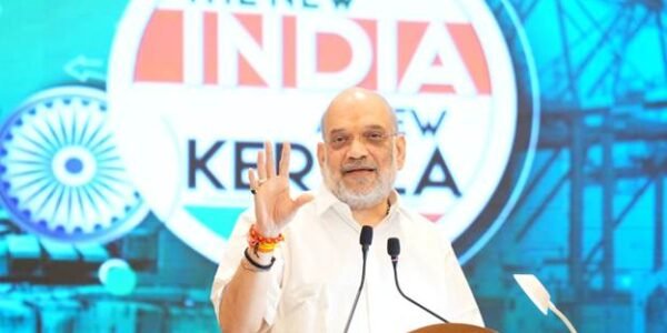 Home Minister Amit Shah addressed the Kerala Kaumudi Conclave in Thiruvananthapuram.