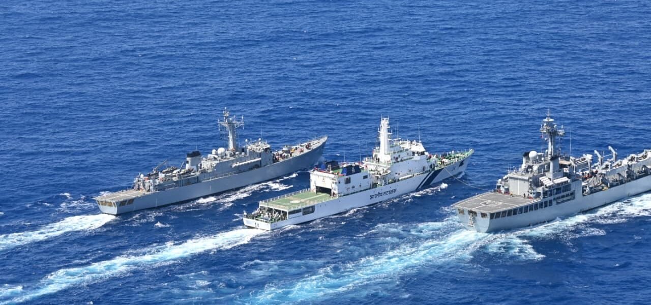 Indian Navy First Training Squadron (1TS) is on a long-range training deployment in Southeast Asia