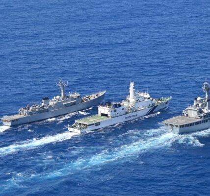Indian Navy First Training Squadron (1TS) is on a long-range training deployment in Southeast Asia