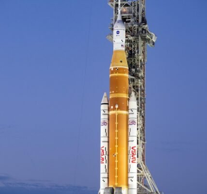 NASA massive rocket for the Artemis II mission has arrived at the launch pad at Cape Canaveral in Florida.