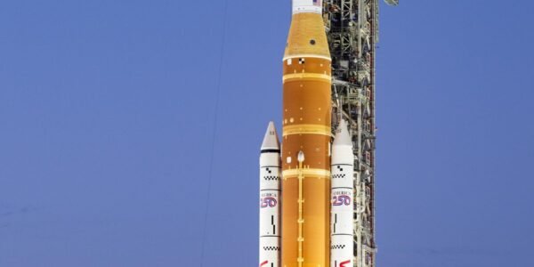 NASA massive rocket for the Artemis II mission has arrived at the launch pad at Cape Canaveral in Florida.