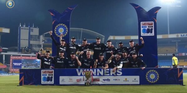 New Zealand defeated India by 41 runs to win the series 2-1.