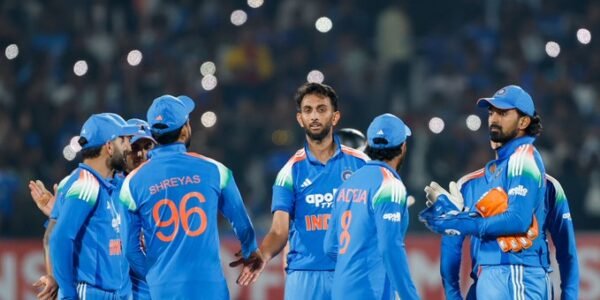 New Zealand defeated India by seven wickets in the second One-Day International cricket match.