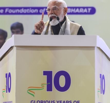 PM Modi addressed an event held in New Delhi to mark the completion of a decade of Startup India.