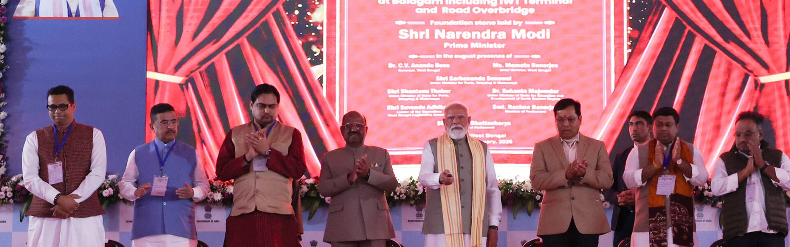 PM Modi inaugurated, laid the foundation stone for, and flagged off various development projects worth over Rs 830 crore in Singur, West Bengal.