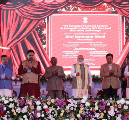 PM Modi inaugurated, laid the foundation stone for, and flagged off various development projects worth over Rs 830 crore in Singur, West Bengal.