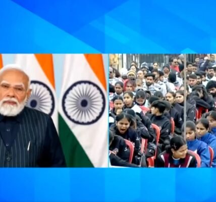 PM Modi inaugurated the 72nd National Volleyball Tournament in Varanasi via video conferencing.