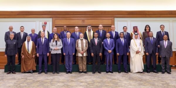 PM Modi met with a delegation of foreign ministers from Arab countries.