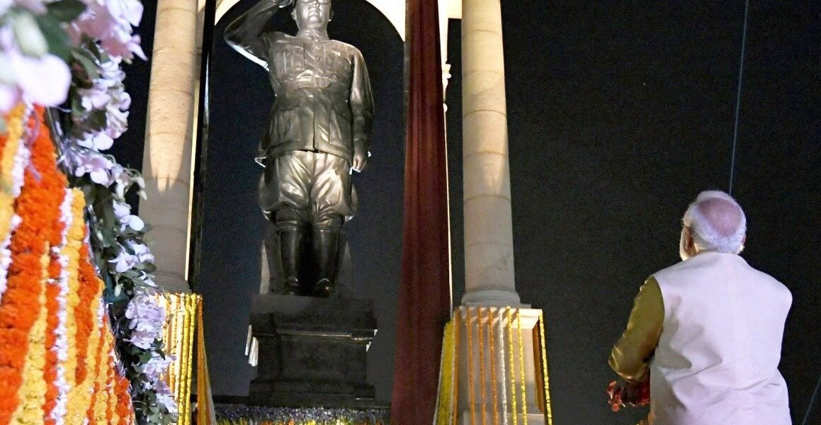 PM Modi paid tribute to Netaji Subhas Chandra Bose on Parakram Diwas.