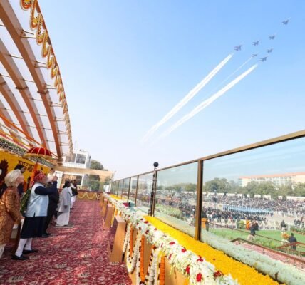 PM Modi praised the Republic Day celebrations, which were filled with enthusiasm and national pride.