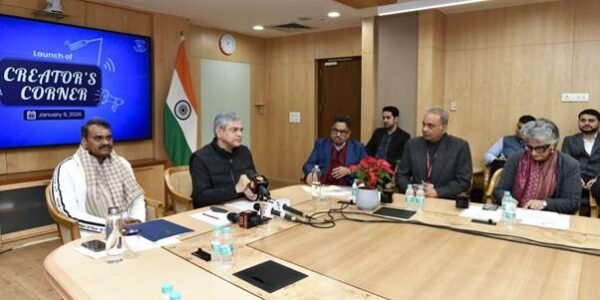 Prasar Bharati has launched Creators Corner on DD News to empower digital creators across the country.