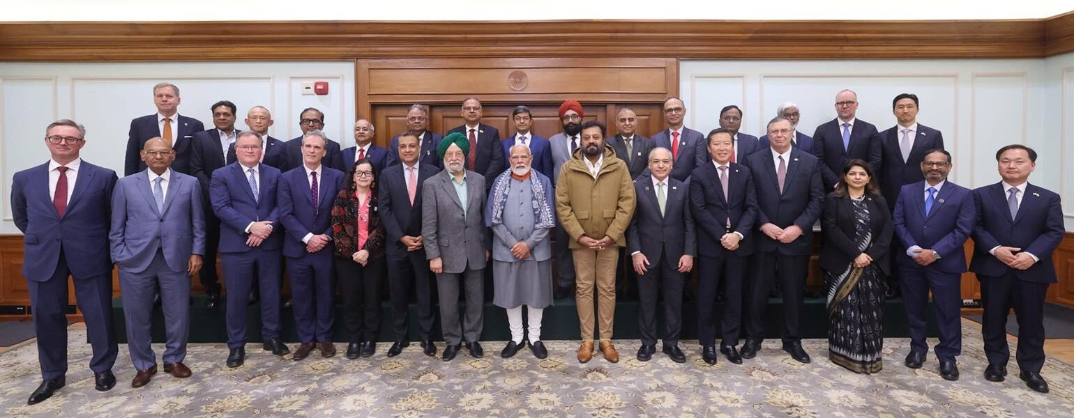 Prime Minister Modi interacted with chief executive officers from the energy sector.