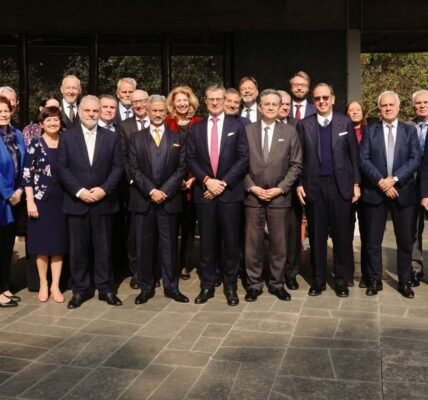 S Jaishankar discussed the current global situation with European Union ambassadors.