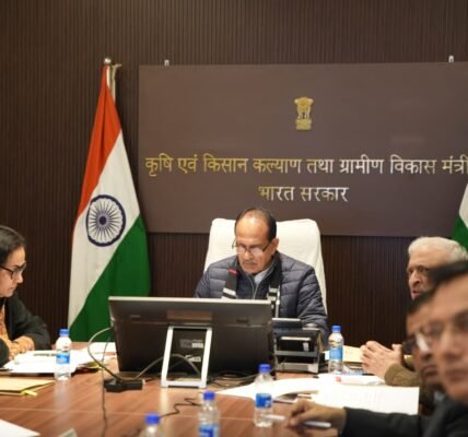 Union Agriculture Minister Shivraj Singh Chauhan reviewed agricultural schemes and budget utilization with the states.