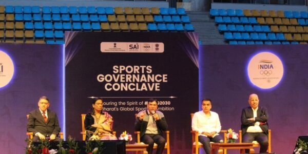 Union Minister Dr. Mansukh Mandaviya addressed the Sports Administration Conference organized in collaboration with the Gujarat government and IOA