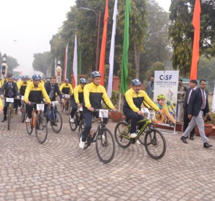 Union Minister of State for Home Affairs Nityanand Rai virtually launched the CISF Vande Mataram Coastal Cyclothon-2026 from New Delhi.