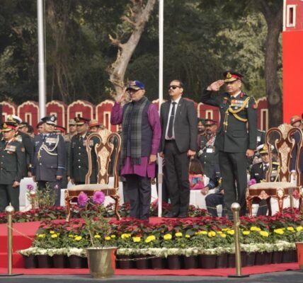 Vice President C.P. Radhakrishnan attended the inaugural ceremony of the NCC Republic Day Camp 2026.