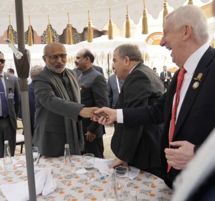 Vice President C.P. Radhakrishnan hosted a dinner in honour of the Speakers and Presiding Officers of the Commonwealth countries.