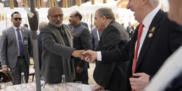 Vice President C.P. Radhakrishnan hosted a dinner in honour of the Speakers and Presiding Officers of the Commonwealth countries.