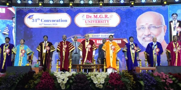 Vice President addressed the 34th convocation ceremony of Dr MGR Educational and Research Institute in Chennai