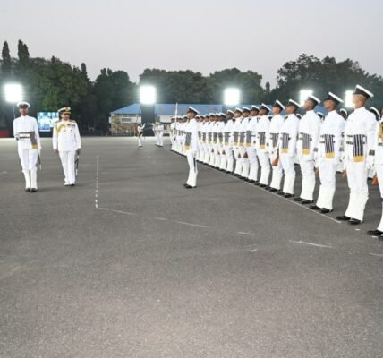passing out parade for batch 02-25 of trainees was held at INS Chilka