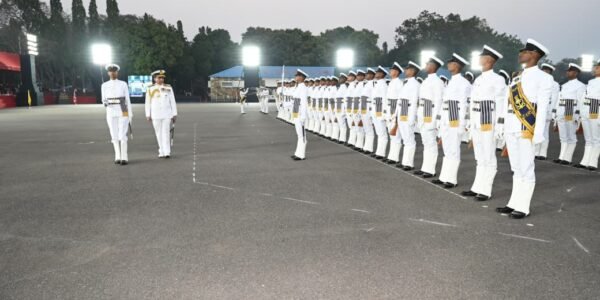 passing out parade for batch 02-25 of trainees was held at INS Chilka