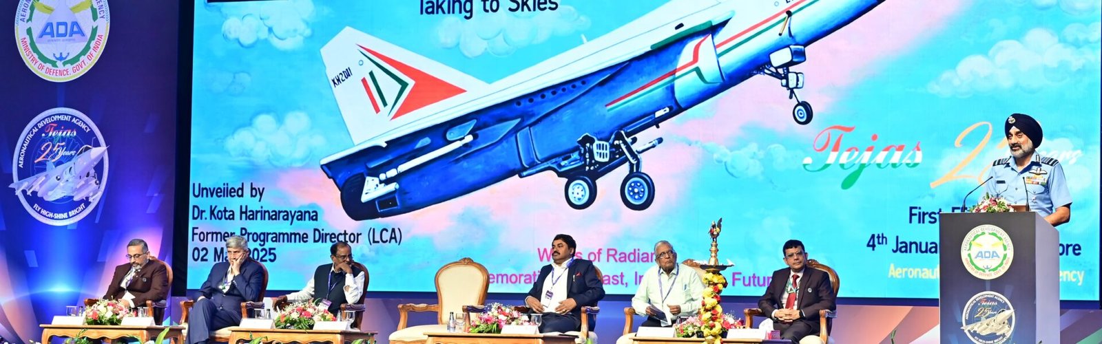 two-day national symposium Aeronautics 2047 organized by the Aeronautical Development Agency (ADA), has commenced