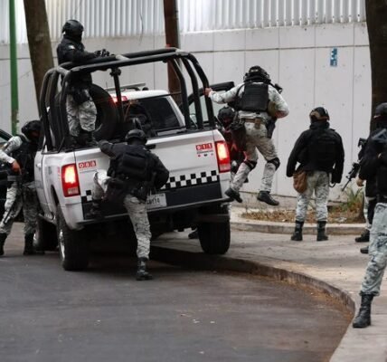 25 Mexican National Guard soldiers killed in violence following the murder of a drug lord