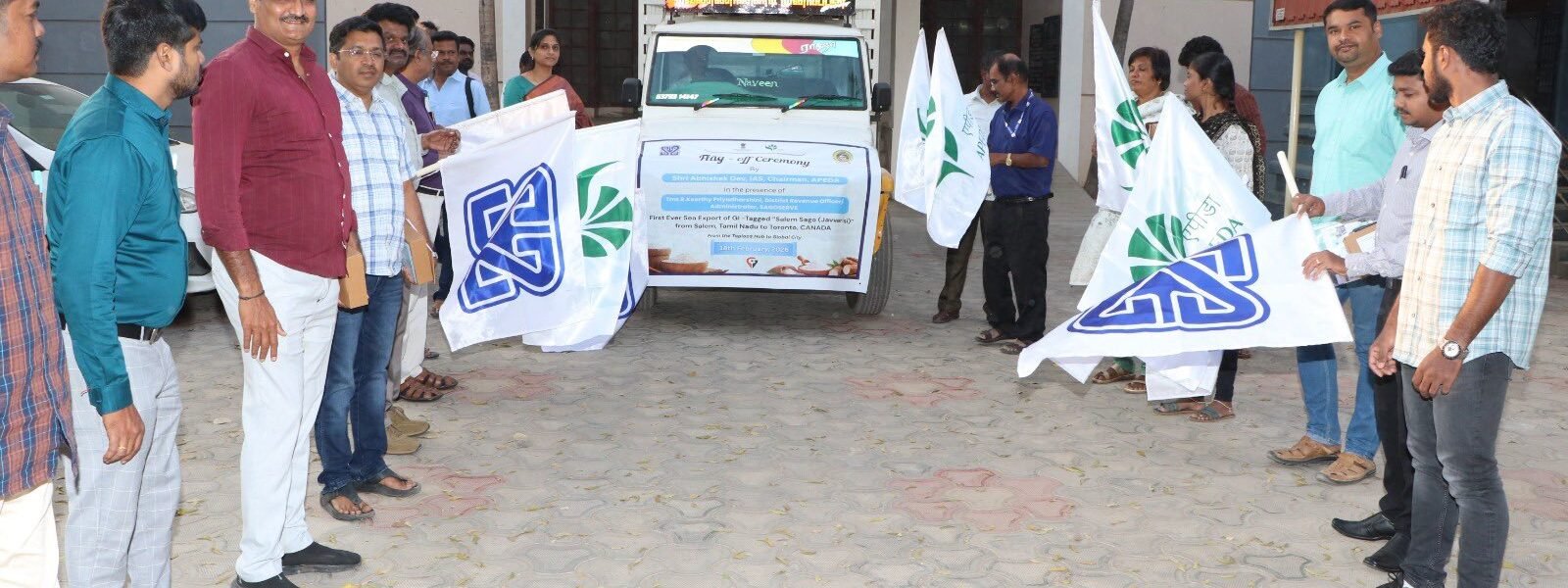APEDA flags off first consignment of GI-tagged Salem Sago from Tamil Nadu to Canada