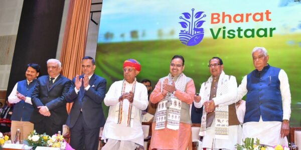 Agriculture Minister Shivraj Singh Chouhan launched Bharat Vistar, a digital initiative to empower and inform farmers.