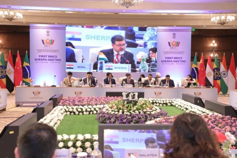 ब्रिक्‍स शिखर सम्‍मेलन की तैयारियों में लगे अधिकारियों की पहली बैठक कल नई दिल्‍ली में हुई