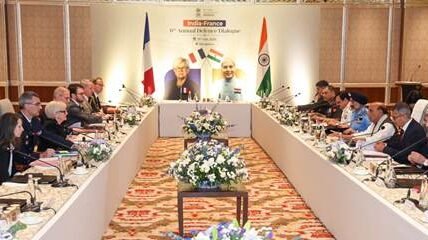 Defence Minister Rajnath Singh and his French counterpart Catherine Vautrin co-chaired the 6th India-France Annual Defence Dialogue held in Bengaluru