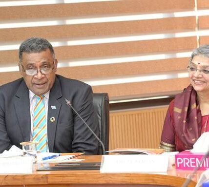 Fiji Finance Minister Esrom Joseph Emmanuel visits Controller General of Accounts Building in New Delhi