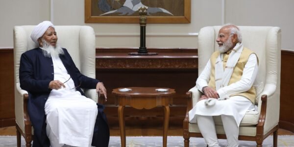 Grand Mufti of India Sheikh Abubakr Ahmad met Prime Minister Modi today