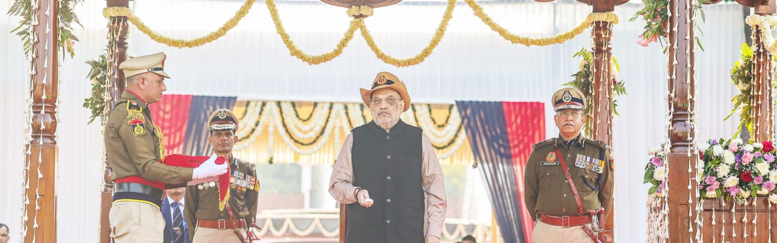 Home Minister Amit Shah addressed the 79th Raising Day celebrations of Delhi Police in New Delhi today.