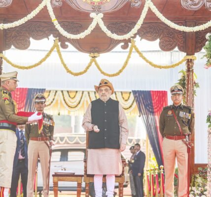 Home Minister Amit Shah addressed the 79th Raising Day celebrations of Delhi Police in New Delhi today.