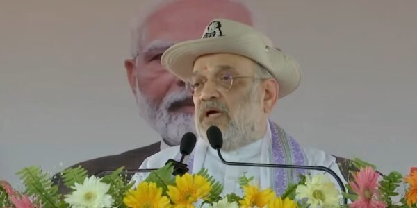 Home Minister Amit Shah interacted with the jawans of Sashastra Seema Bal in Araria, Bihar