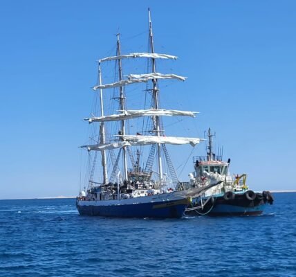 INS Sudarshini makes historic arrival at Safaga Port, Egypt during Lokayan-26