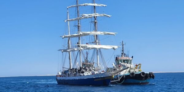 INS Sudarshini makes historic arrival at Safaga Port, Egypt during Lokayan-26