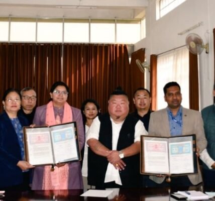 Nagaland Higher Education Department signs MoU with Meteorological Department